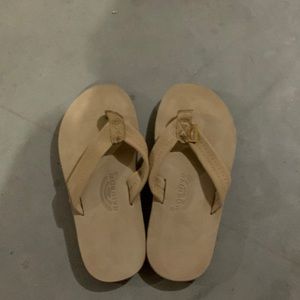 Brand new mens rainbow flip flops